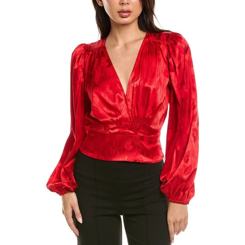 Ronny Kobo Womens  Eugenia Top, Red